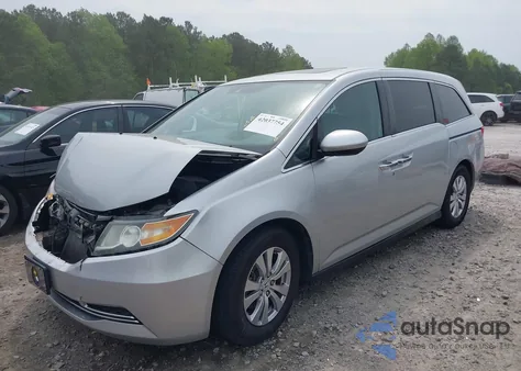 2014 Honda Odyssey Ex-L z USA, uszkodzony, nr VIN 5FNRL5H66EB029967